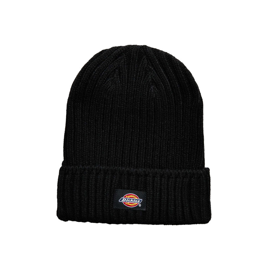 Dickies Classic Label Cuff Beanie - Black. 100% Acrylic. 2x2 Rib Knit Dickies beanie featuring Classic label woven. Product Code: DW123-HW07. Shop Dickies clothing and accessories with Pavement online. Free NZ shipping over $150 - Same dat Dunedin delivery - Easy returns.
