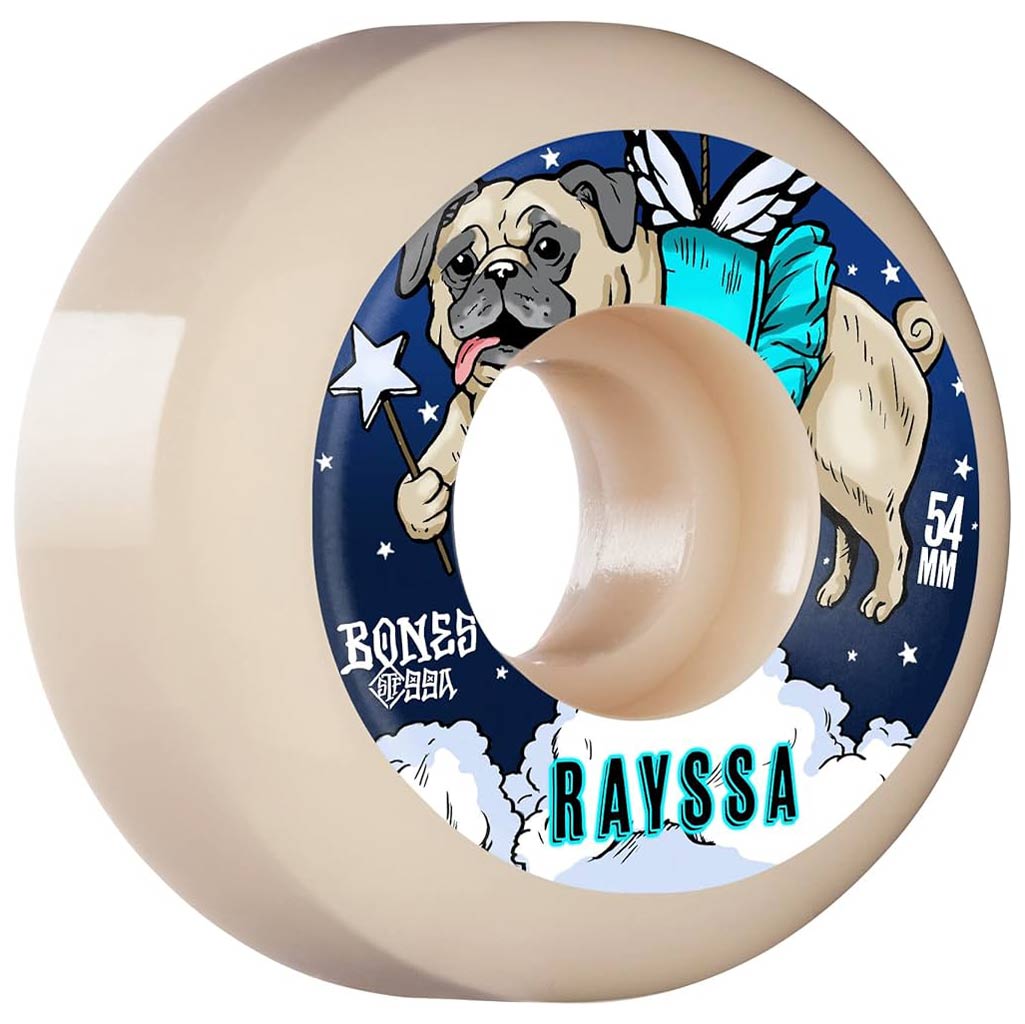 Bones STF Rayssa Leal Slinky V5 Wheels - 54 x 33mm. 99A Street Tech Formula. Shop skateboard wheels from Bones, Spitfire, Powell Peralta and Mini Logo. Free, fast NZ shipping over $150 with Pavement, Dunedin's independent skate store, since 2009.