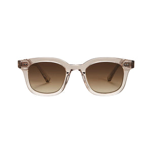 Chimi Sunglasses Core 01.2 - Ecru. With a a softly rounded frame they are handcrafted from premium Italian acetate with semi-flat lenses. Featuring silver-tone hardware rivets and the CHIMI logo engraved at the temples. Shop Chimi sunglasses with Pavement online. Complimentary NZ shipping.