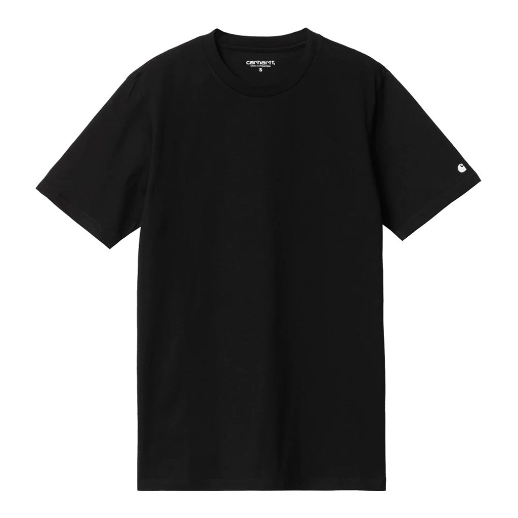 Carhartt WIP S/S Base Tee - Black/White. The Base T-Shirt is a simple t-shirt constructed from 100% cotton jersey. Features a printed Carhartt ‘C’ logo on the left sleeve. Enjoy free, fast NZ shipping on Carhartt WIP orders over $100. Shop premium streetwear and skate shoes with Pavement, Dunedin's skate store est 2009
