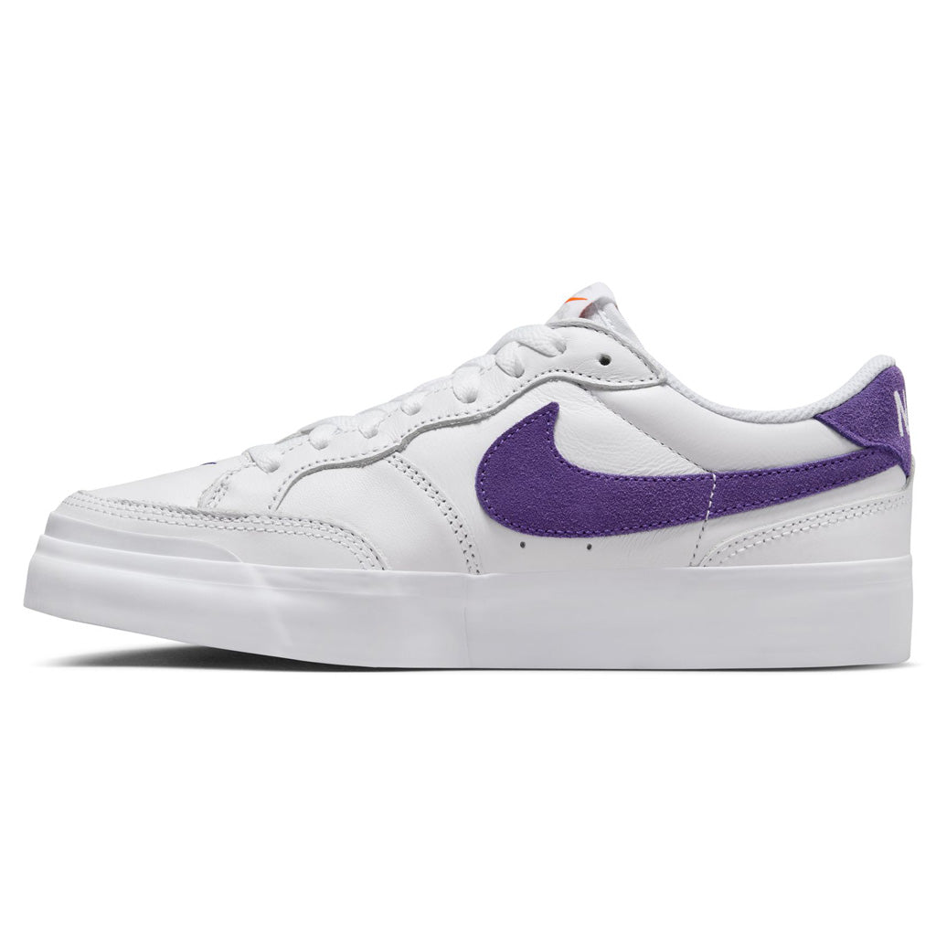 Nike SB Zoom Pogo Plus ISO - White/Court. Purple Skate in comfort with the Pogo Plus. Product code - DZ4916-100. Shop Nike SB Orange Label skate shoes and apparel. Enjoy free NZ shipping on your order over $100 with Pavement, Dunedin's independent skate store, since 2009.