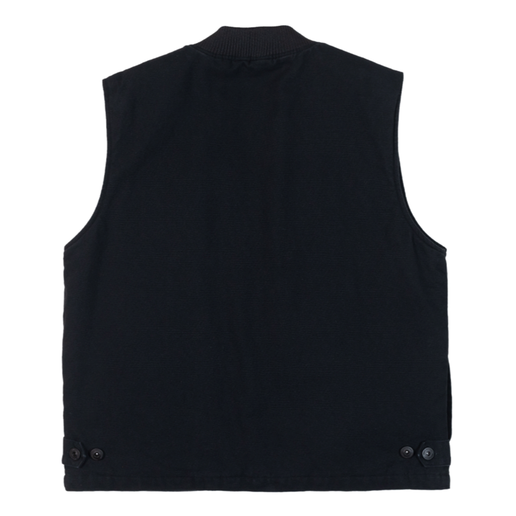 Independent Btg Lakeview Garage Pocket Vest - Black. 100% Cotton Canvas. X4 Patch pockets. Quilted lining. Free NZ shipping when you spend over $100 on your Independent order. Dunedin's locally owned and operated skate store, Pavement. 