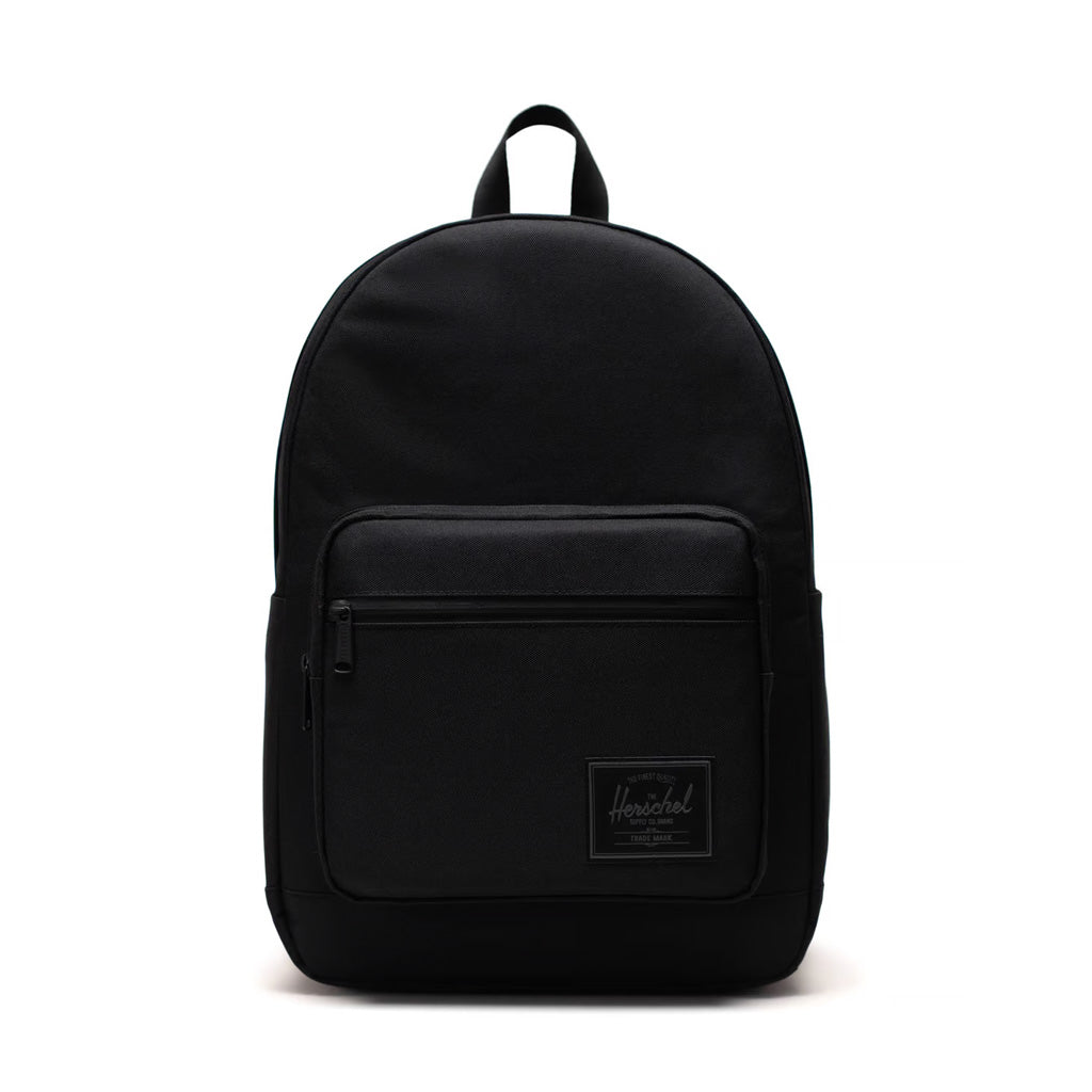 Herschel Pop Quiz Backpack - Black Tonal - Volume: 25L - Dimensions: 44cm (H) x 31cm (W) x 17cm (D) EcoSystem™ 600D Fabric made from 100% recycled post-consumer water bottles. Shop premium backpacks and wallets from Herschel online with Pavement. Free, fast NZ shipping over $150.