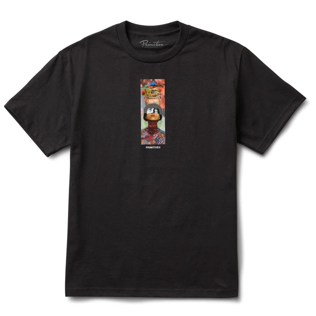 Primitive Aura Tee - Black. Shop Primitive skateboards, clothing and accessories online with Pavement, Dunedin's independent skate store. Free NZ shipping over $150 - Same day Dunedin delivery - Easy returns. 