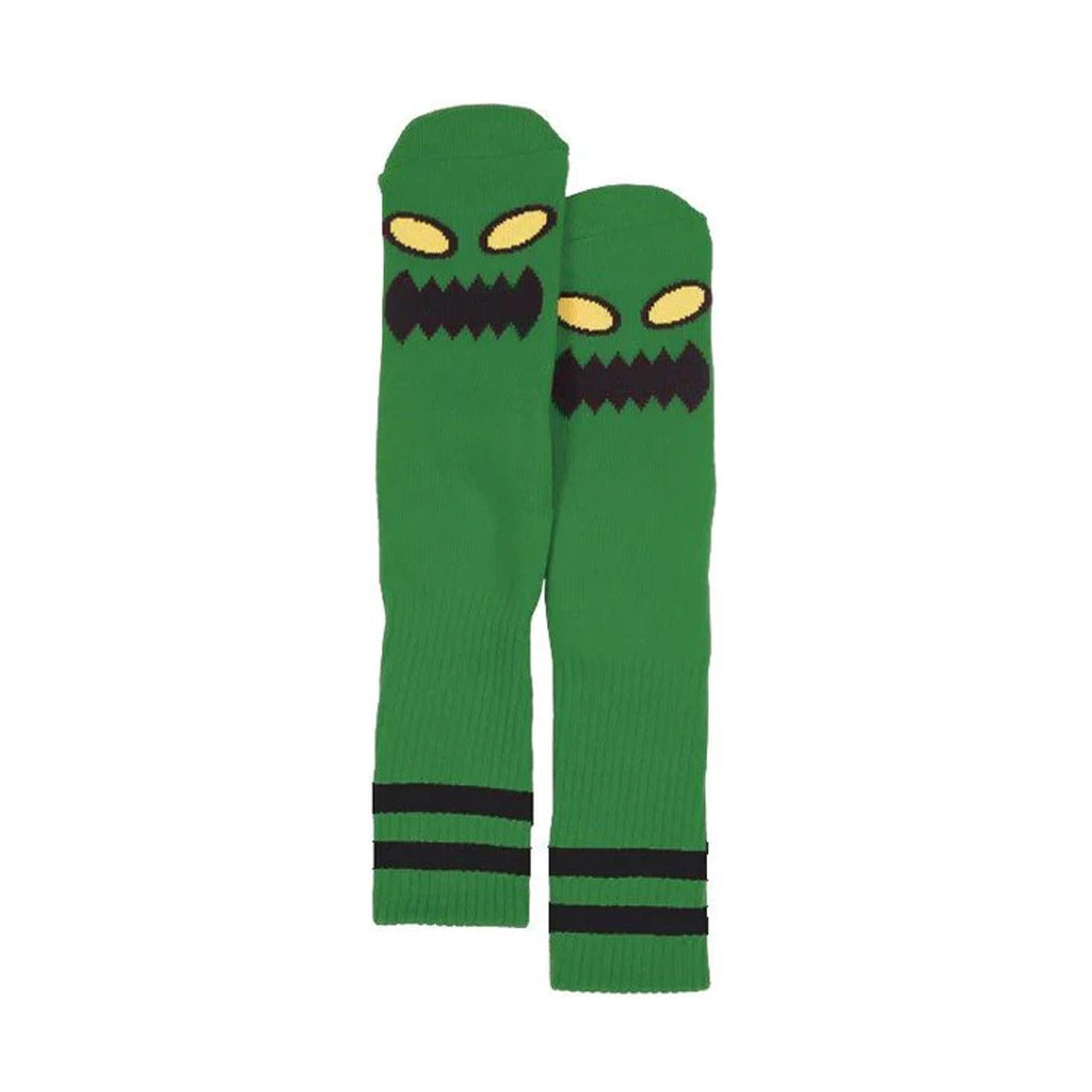 Toy Machine Monster Face Socks - Green. One size fits most. Shop Toy Machine skateboards, accessories and clothing online with Pavement, Dunedin's independent skate store. Free NZ shipping over $150 - Same day Dunedin delivery - Easy returns.