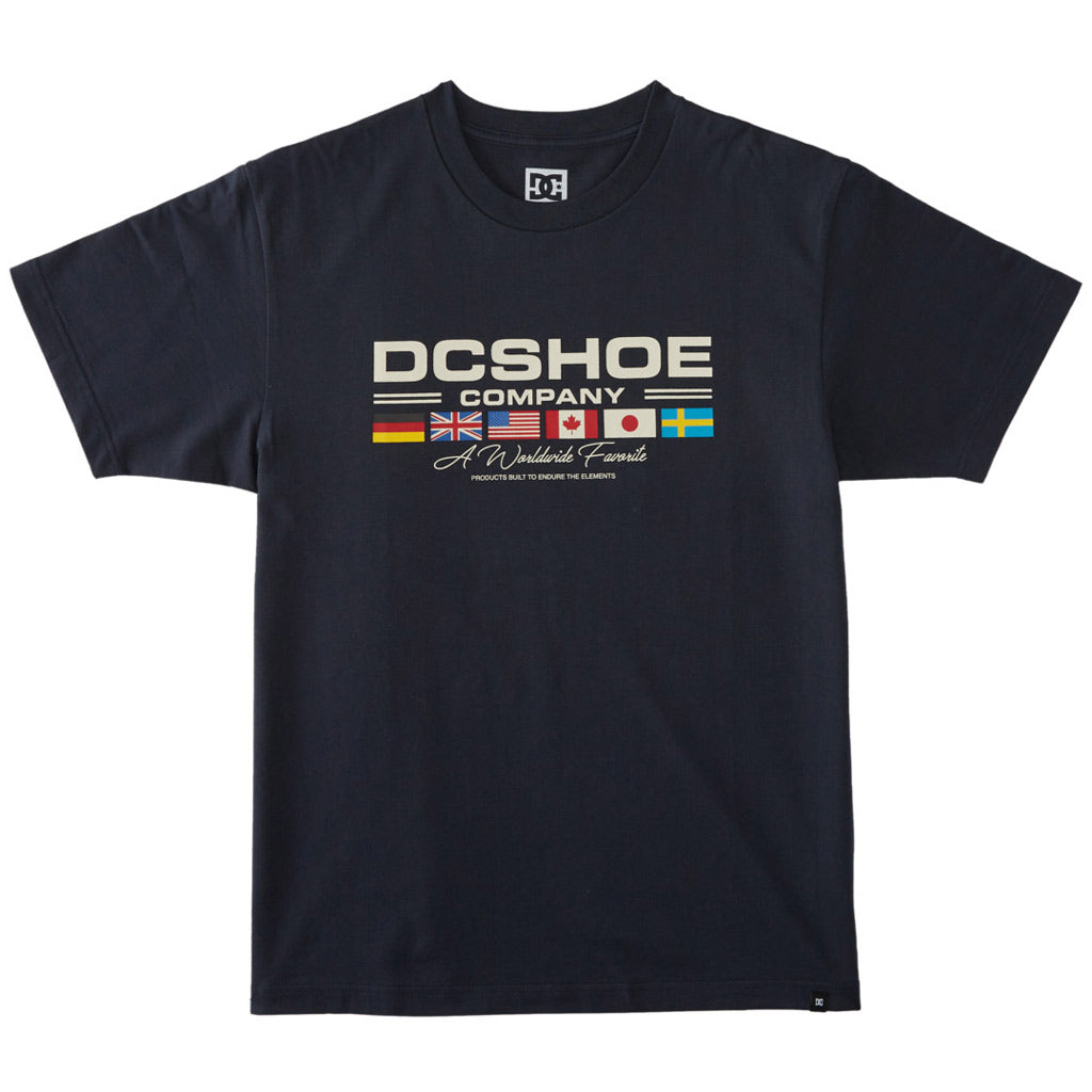 DC Shoes Worldwide Fav HSS Tee - Navy Blazer. Capsule collection. Heavy weight cotton jersey fabric [260 g/m2]. Standard fit.  Style: ADYZT05341. Shop DC Shoes and apparel online with Pavement, Dunedin's independent skate store since 2009. Free NZ shipping over $150 - Same day Dunedin delivery - Easy returns.