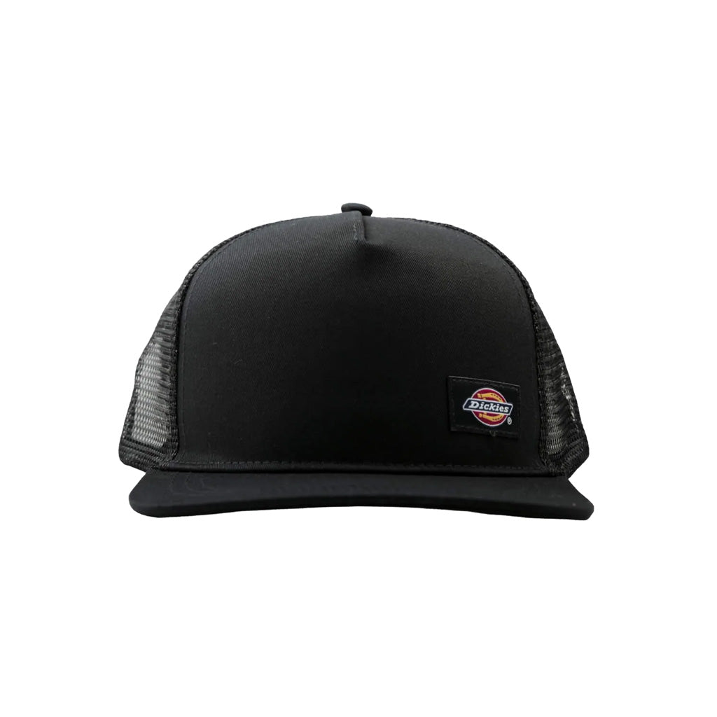 Dickies Classic Label Corduroy Trucker - Black - 100% Cotton Twill / 100% Polyester Mesh - Trucker style - Mesh backing - Adjustable snapback closure - Woven label to front