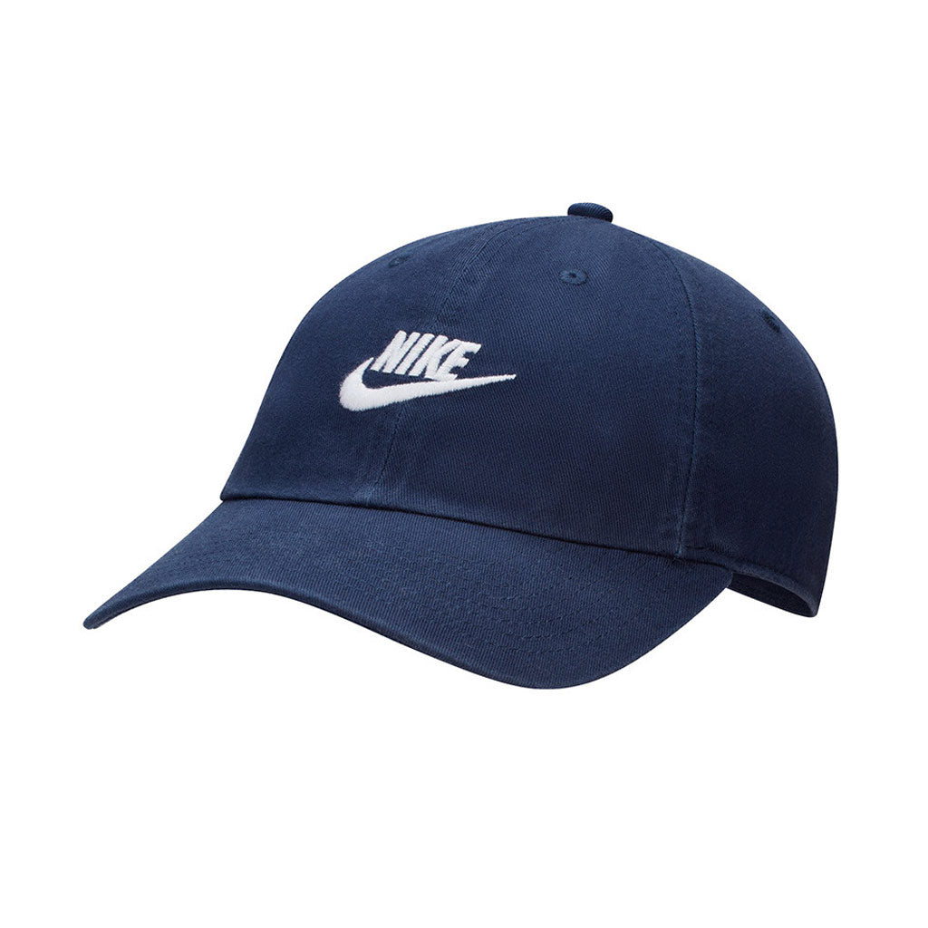 Nike Club Futura Wash Cap - Midnight/White. Nike Club caps feature a mid-depth design with classic style, versatile for any occasion. Cotton twill feels soft and smooth on your skin for easy, all-day wear. Shop Nike SB with Pavement online and enjoy free NZ shipping over $150, and same day delivery Dunedin before 3.