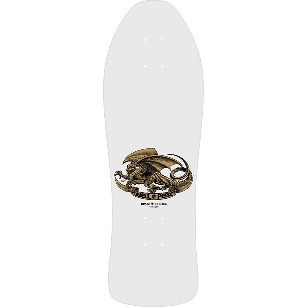 Powell Peralta Bones Brigade Series 15 Reissue Skateboard Deck - McGill White. Shape #: SOC 215. 10.00" x 30.58". Free NZ shipping - Same day Dunedin delivery. Shop skateboard decks and accessories online with Pavement, Dunedin's independent skate store since 2009.