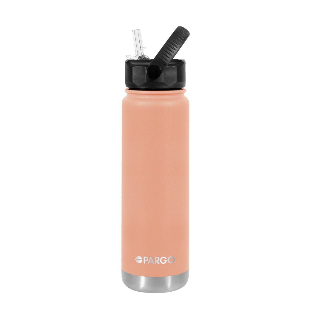 Project Pargo 750ml Insulated Sports Bottle - Coral Pink. Project PARGO Delivering you premium insulated reusable water bottles, reusable coffee cups and stubby holders made from high-grade stainless steel. Buy now. Free, fast NZ delivery on orders over $100 with Pavement skate store, Dunedin.