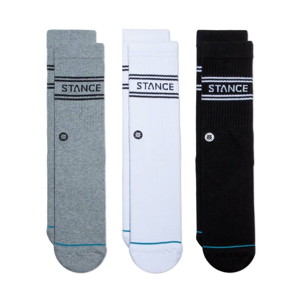 Stance Basic 3 Packs Crew Socks - Multi Colour. Shop Stance socks online with Pavement and enjoy free NZ shipping over $150, same day Dunedin delivery and easy returns. Pavement, Dunedin's independent skate store since 2009.