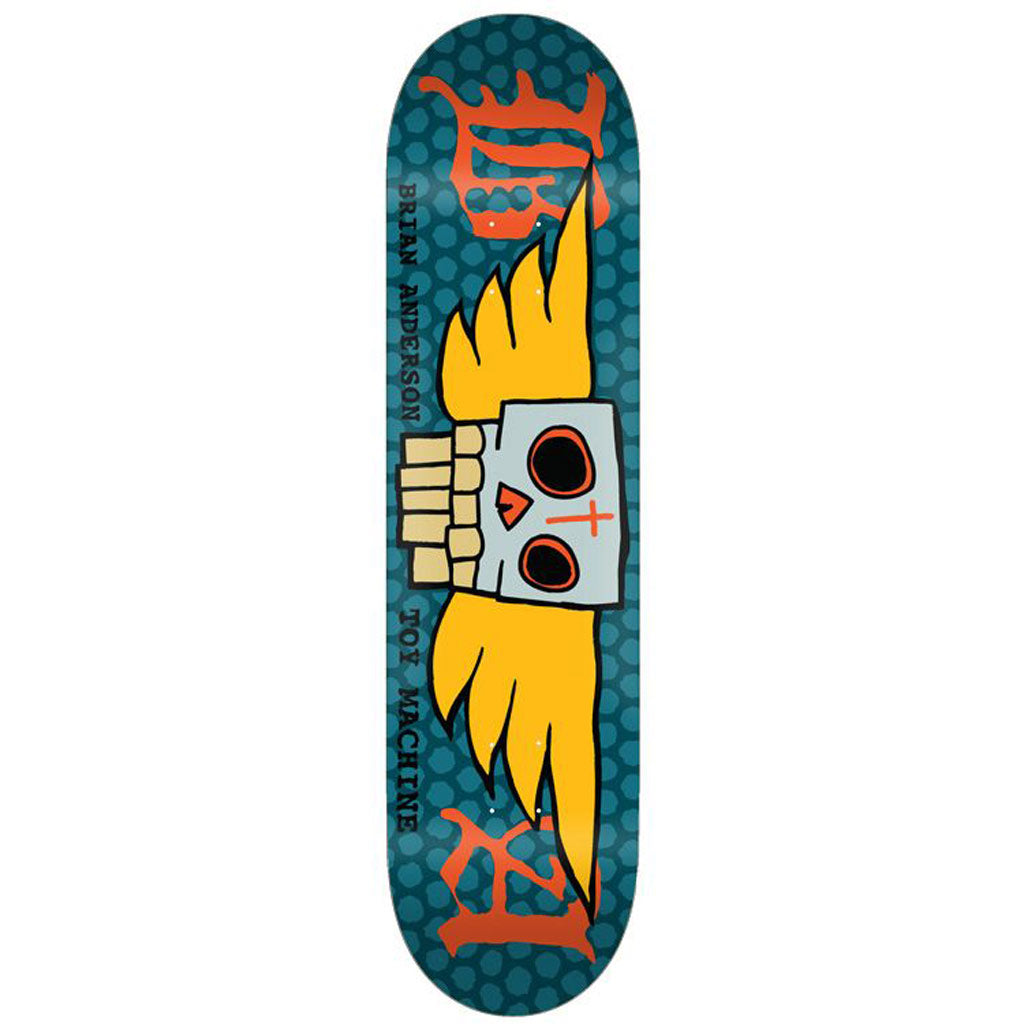 Toy Machine Brian Anderson Bad Ass Deck - 8.50 x 31.88. Medium Concave Toy Machine 30th Anniversary Release. Free NZ shipping. Shop skateboard decks with Pavement skate store online.