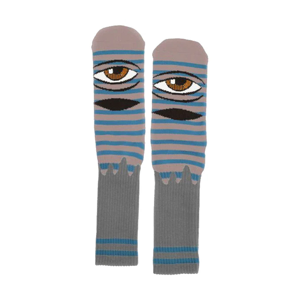 Toy Machine Sect Eye Stripe Socks - Mauve/Grey. One size fits most. Shop Toy Machine skateboards, accessories and clothing online with Pavement, Dunedin's independent skate store. Free NZ shipping over $150 - Same day Dunedin delivery - Easy returns.