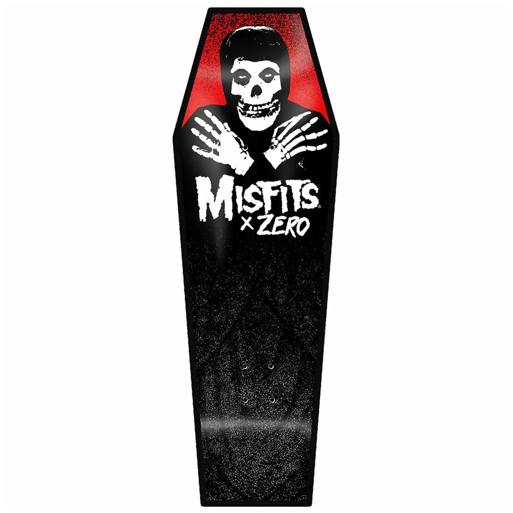 Zero x Misfits Fiend Coffin Skateboard Deck - 10.5" x 32". WB: 14.5". Free NZ shipping - Same day Dunedin delivery. Shop skateboard decks online with Pavement, Dunedin's independent skate store, since 2009.