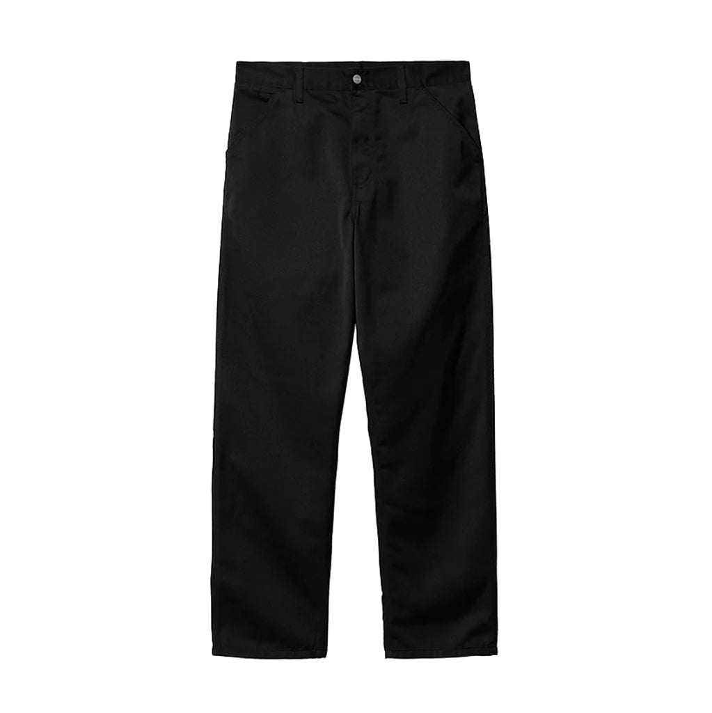 Carhartt WIP Simple Pant - Black Rinsed. Relaxed, straight leg / 32" Length. Shop Carhartt Work in Process men's and women's clothing, headwear and accessories and enjoy complimentary shipping across Aotearoa on your order over $150. Pavement skate shop, Ōtepoti.