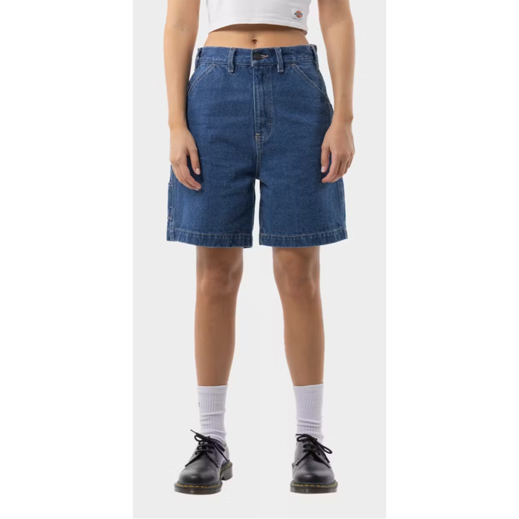 Dickies 1997 Denim Shorts - Stone Washed Indigo. 14 Oz 100% Cotton Denim - Relaxed baggy fit. Free NZ shipping when you spend over $150 on your Dickies order. Pavement, Dunedins locally owned and operated skate store. 