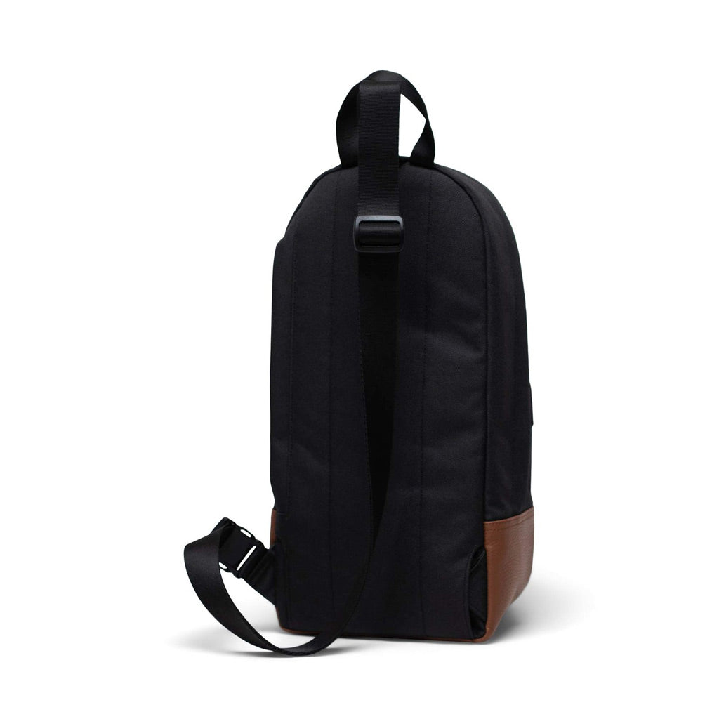 HERSCHEL HERITAGE SHOULDER BAG - BLACK/TAN