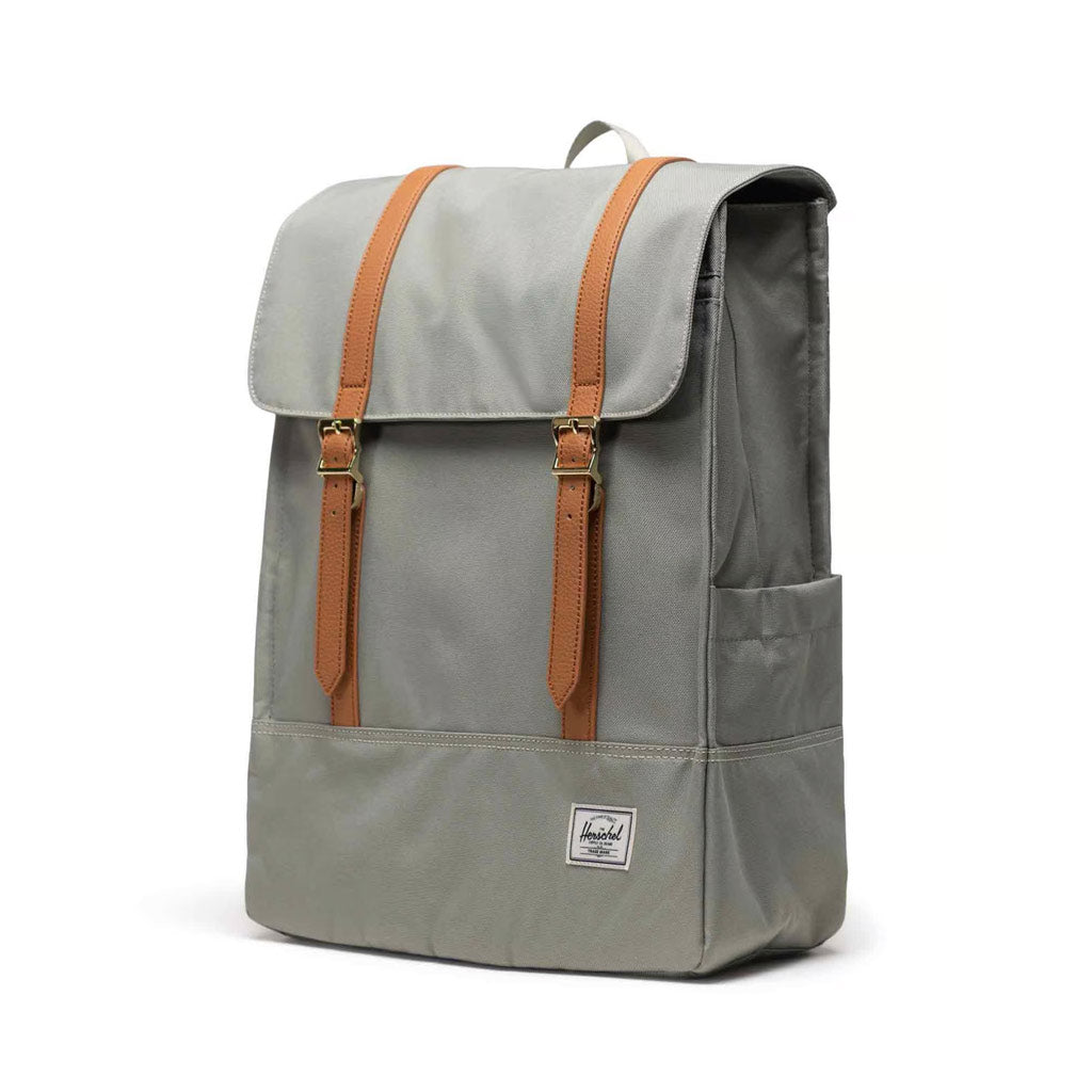 HERSCHEL SURVEY BACKPACK - SEAGRASS/WHITE STITCH