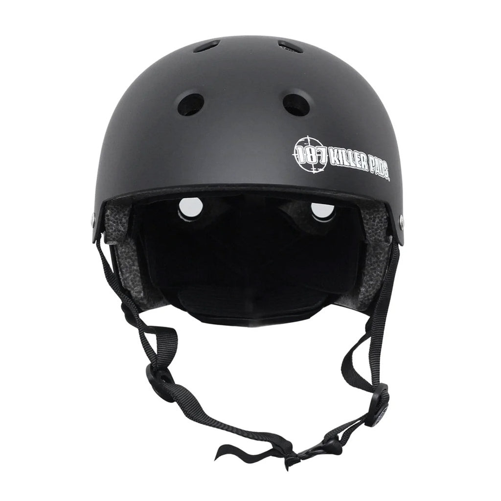 187 KILLER PADS CERTIFIED SKATE HELMET - BLACK MATTE