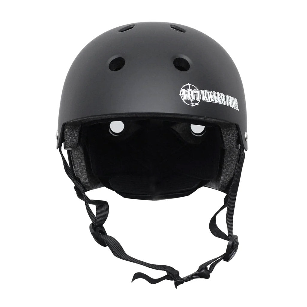 187 KILLER PADS CERTIFIED SKATE HELMET - BLACK MATTE