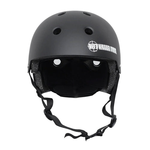 187 KILLER PADS CERTIFIED SKATE HELMET - BLACK MATTE