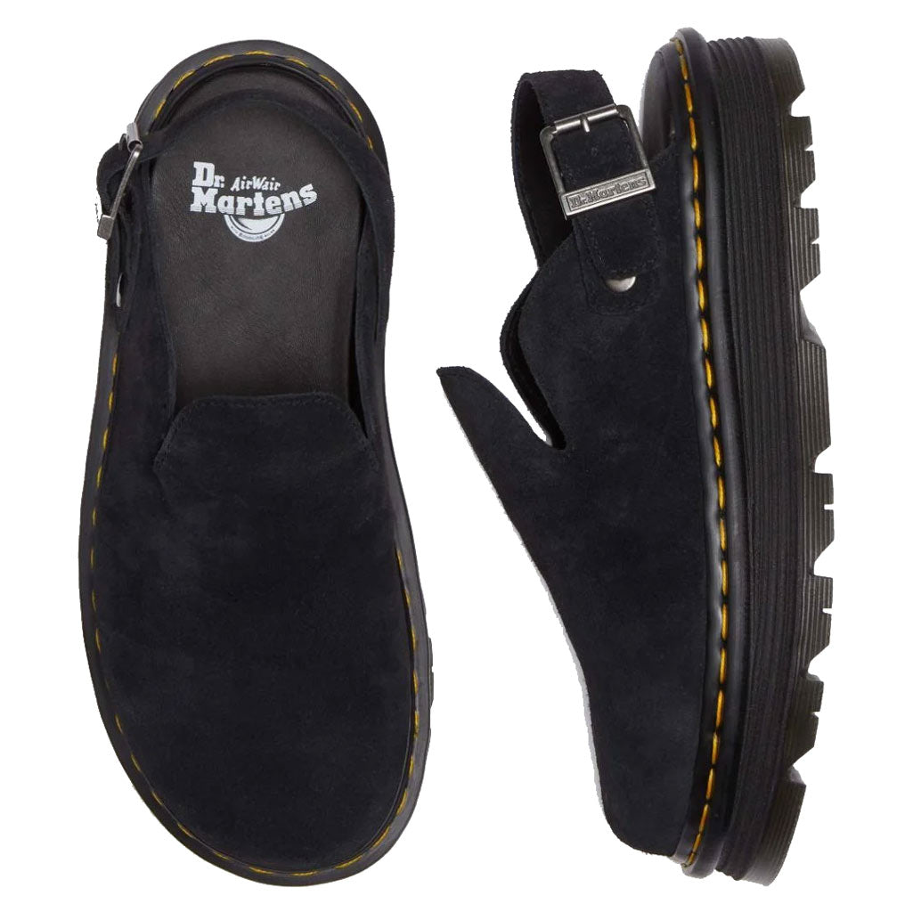 DR MARTENS ZEBZAG MULE - BLACK E.H SUEDE MB