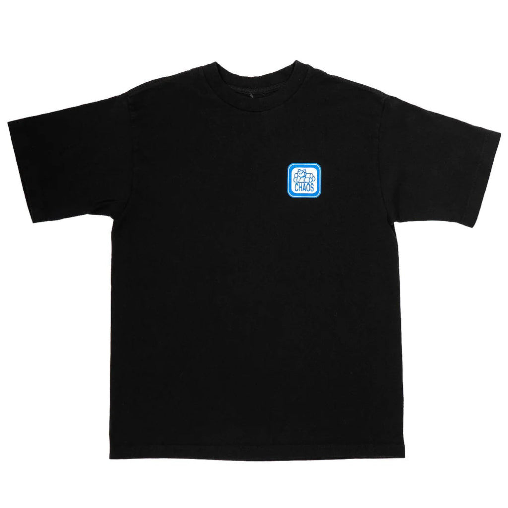 411 Chaos Tee in Black | Shop 411VM clothing with free Aoteroa NZ shipping over $100* with Pavement Skate Store.