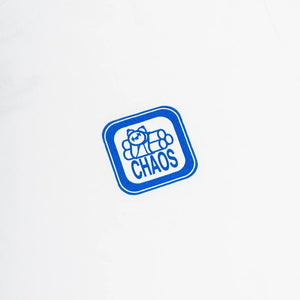 411 Chaos Tee in White | Shop 411VM clothing with free Aoteroa NZ shipping over $100* with Pavement Skate Store.