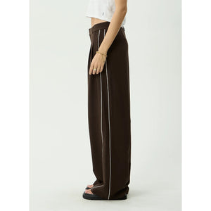 Afends Low Rise Trouser in Coffee | Shop Afends clothing online with Pavement Skate Store and enjoy free Aotearoa NZ shipping on orders over $100*!