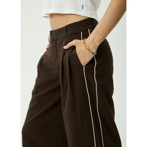 Afends Low Rise Trouser in Coffee | Shop Afends clothing online with Pavement Skate Store and enjoy free Aotearoa NZ shipping on orders over $100*!