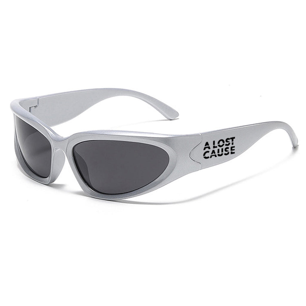 A Lost Cause Saber Sunglasses - Silver | Free Aotearoa NZ shipping on ALC orders over $100* when you shop online with Pavement Skate Store.