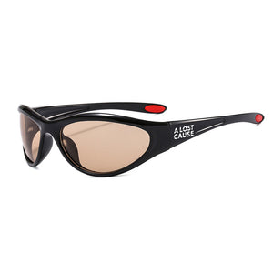 A Lost Cause Y2K Sunglasses - Black/Champagne | Free Aotearoa NZ shipping on ALC orders over $100* when you shop online with Pavement Skate Store.