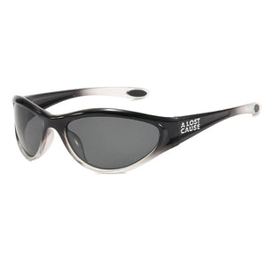 A Lost Cause Y2K Sunglasses - Black/Clear | Free Aotearoa NZ shipping on ALC orders over $100* when you shop online with Pavement Skate Store.