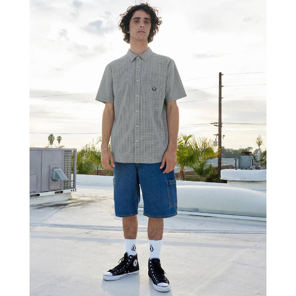 VOLCOM LONSDALE SS SHIRT - EGG WHITE