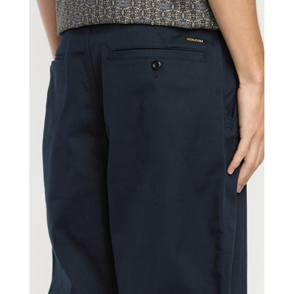 Volcom Billow Twill Pants in Navy | Shop Volcom online with Pavement Skate Store and enjoy free Aotearoa NZ shipping on orders over $100*!