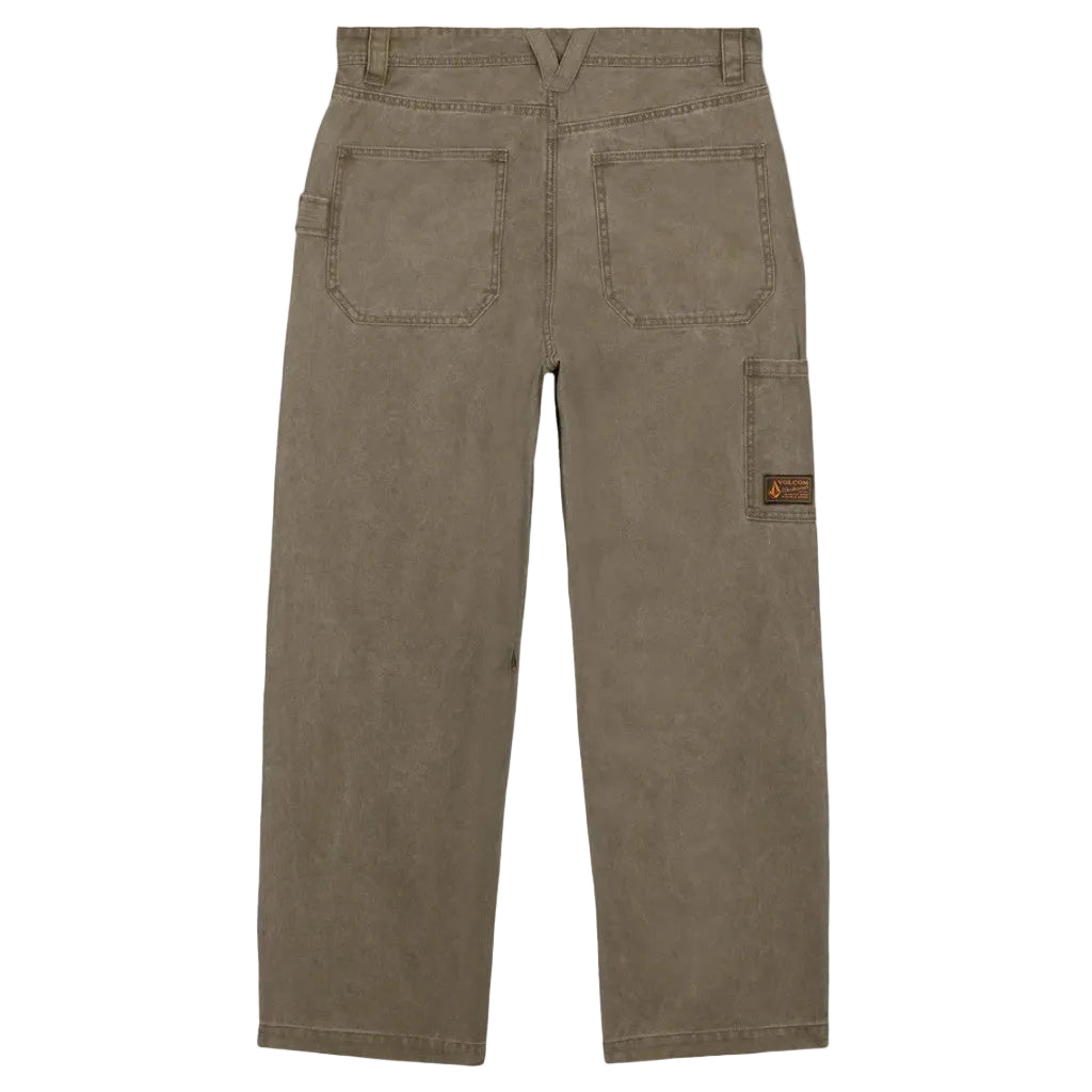 Volcom Workwear Carpenter Pant - Earth | Shop Volcom Workwear online with Pavement Skate Store! Free Aotearoa NZ shipping over $100*