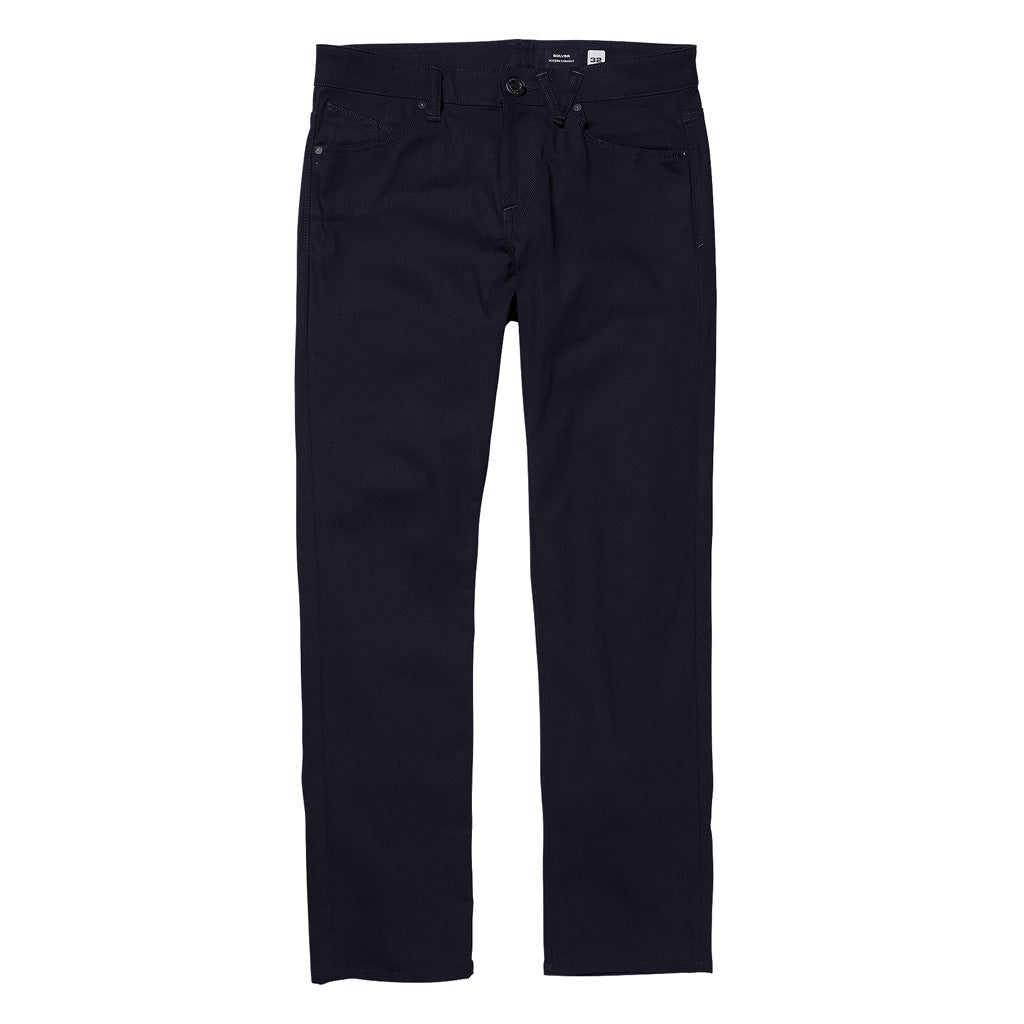 Volcom Solver Denim - Indigo Wash. Modern fit. 16" leg opening. 100% Cotton. Straight leg , sits below waist. Shop Volcom denim jeans online with Pavement Skate Store. Free Aotearoa NZ shipping over $100*