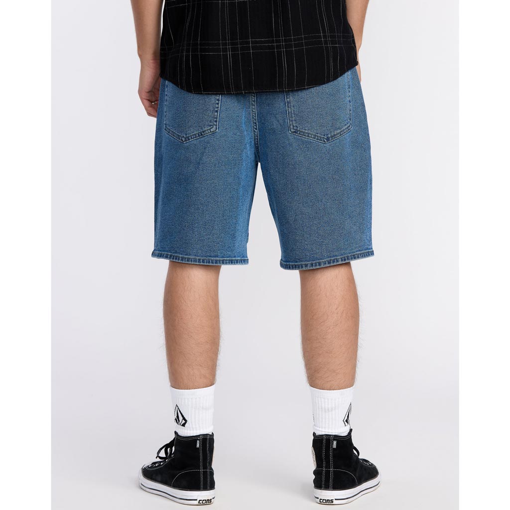 Volcom Billow Denim Short 22 in Deep River Blues | Free Aotearoa NZ shipping on Volcom orders over $100* when you shop online with Pavement Skate Store!