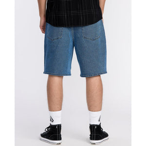 Volcom Billow Denim Short 22 in Deep River Blues | Free Aotearoa NZ shipping on Volcom orders over $100* when you shop online with Pavement Skate Store!