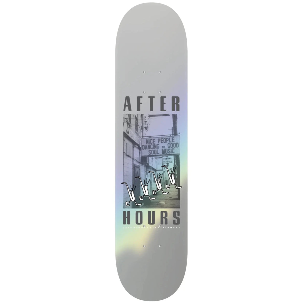 After Hours Jazz Skateboard Deck 8.25" | Free Aotearoa shipping when you order over $100* online with Pavement Skate Store.