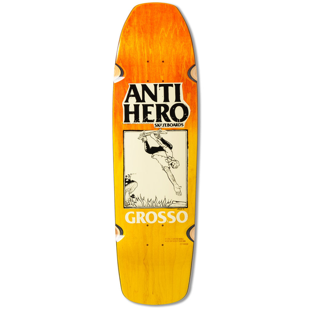 Anti Hero Skate Shop Day 2025 Grosso Handplant Fade Skateboard Deck. Shop Skate Shop Day skateboard decks with Pavement Skate Shop online! Free Aotearoa delivery!