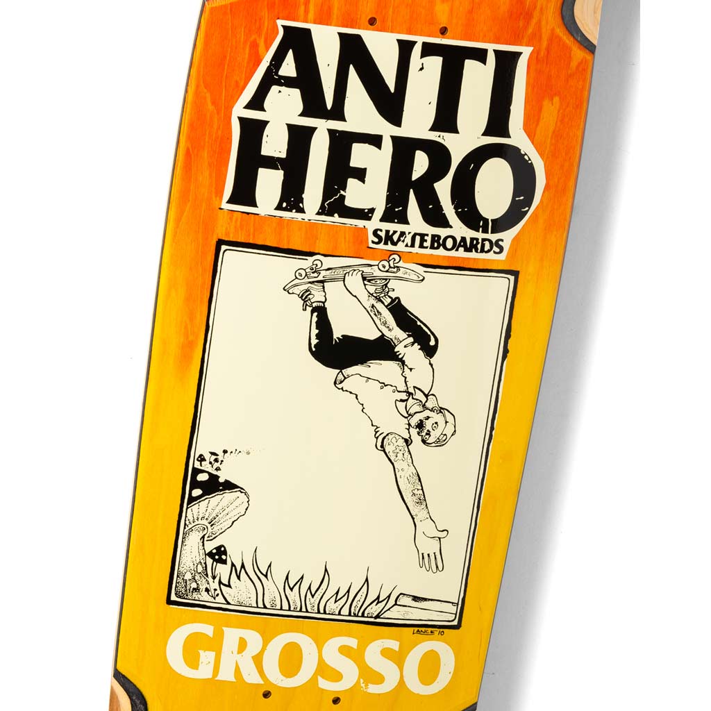 Anti Hero Skate Shop Day 2025 Grosso Handplant Fade Skateboard Deck. Shop Skate Shop Day skateboard decks with Pavement Skate Shop online! Free Aotearoa delivery!