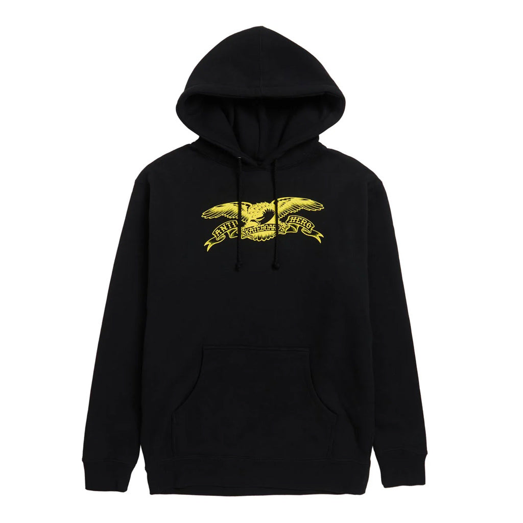 Anti Hero Basic Eagle Hoody - Black/Gold. Shop Venture, Anti-Hero, Spitfire, Krooked and Real skateboards, clothing and accessories online with Dunedin's independent skate store, PAVEMENT. Free shipping across New Zealand over $150 - Same day Dunedin delivery - Easy, no fuss returns.
