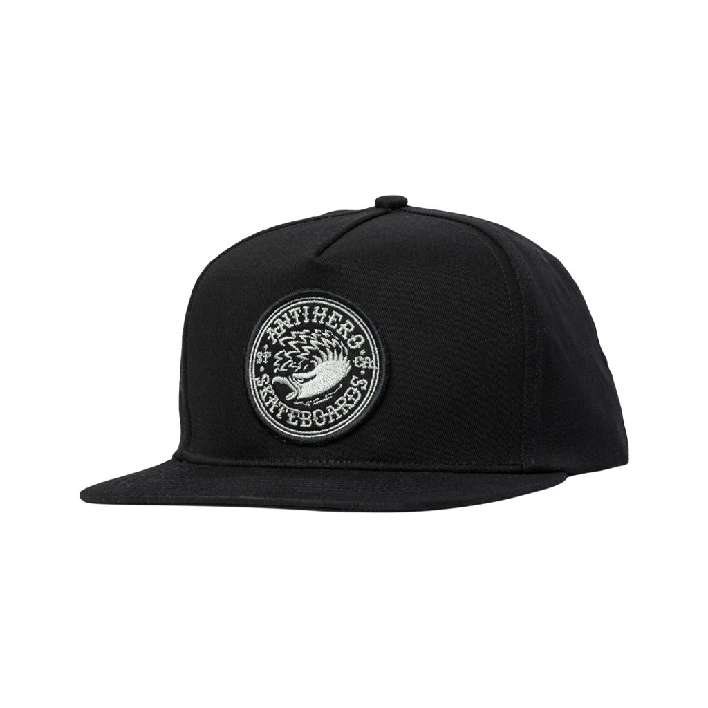 Anti Hero Eagle Round Snapback - Black/Charcoal. Shop Venture, Anti-Hero, Spitfire, Krooked and Real skateboards, clothing and accessories online with Dunedin's independent skate store, PAVEMENT. Free shipping across New Zealand over $150 - Same day Dunedin delivery - Easy, no fuss returns.