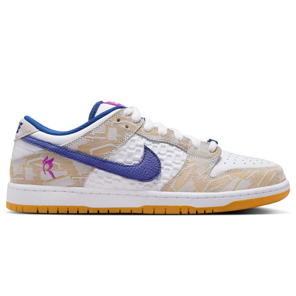 Buy the Nike SB Dunk Low Premium Rayssa Leal - Pure Platinum/Deep Royal Blue. FZ5251-001. Limited release, 1 pair per order. Aotearoa NZ only. No forwarding addresses. Free shipping across Aotearoa NZ. Same day Ōtepoti Dunedin delivery. Shop Nike SB with Pavement skate store online.