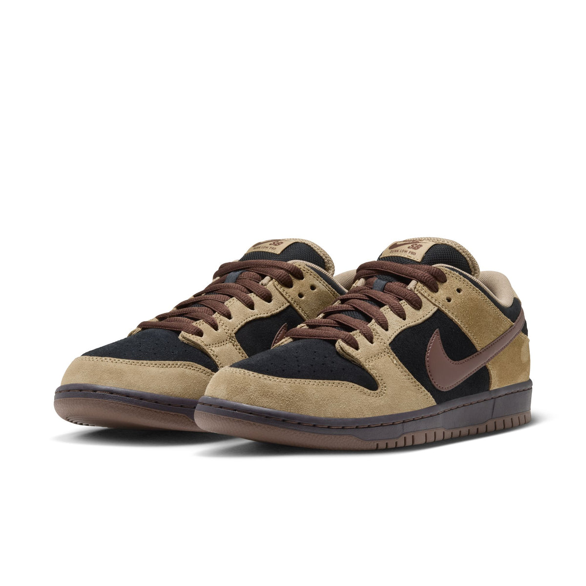 NIKE SB DUNK LOW PRO - FILBERT/LT CHOCOLATE-BLACK-BURGUNDY ASH