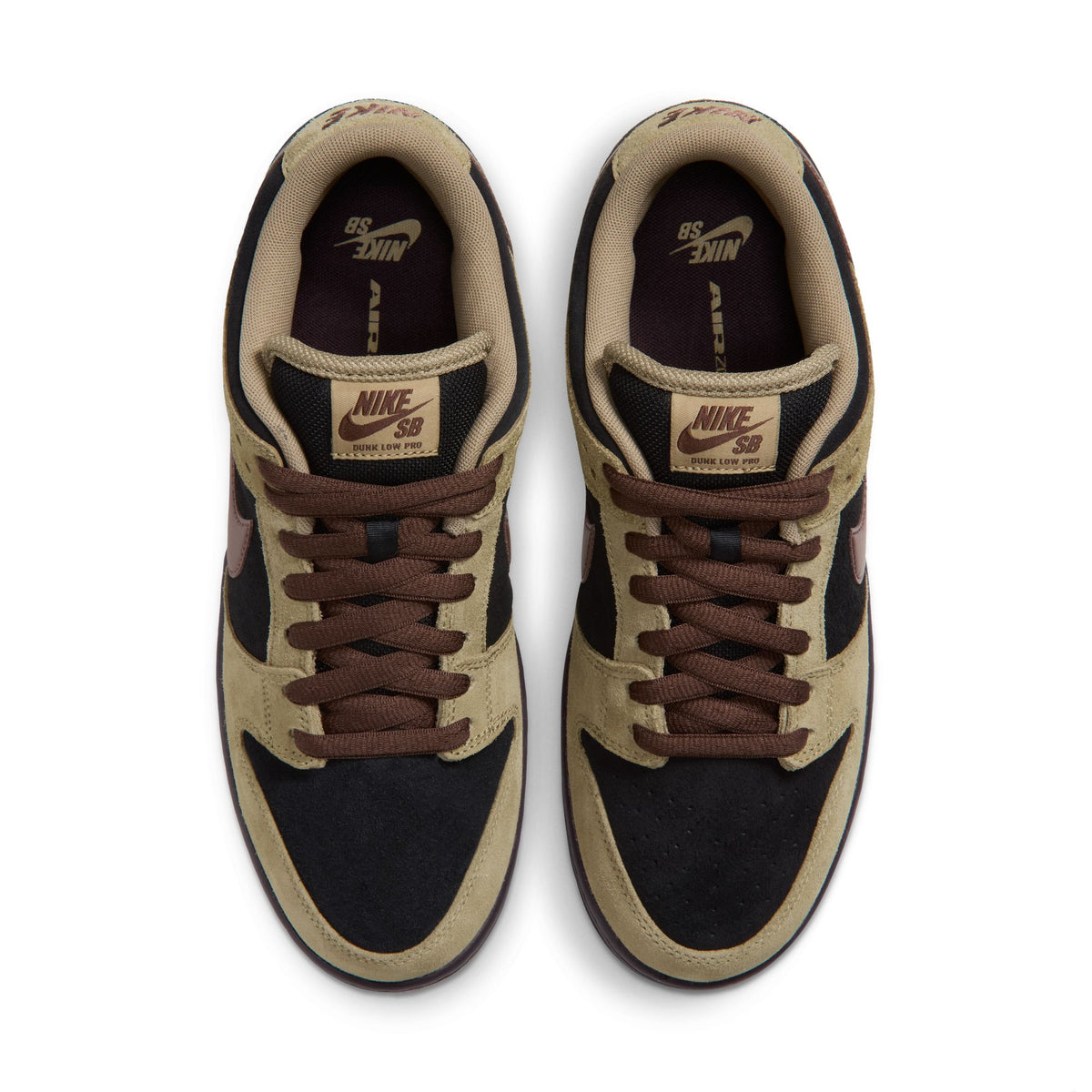 NIKE SB DUNK LOW PRO - FILBERT/LT CHOCOLATE-BLACK-BURGUNDY ASH