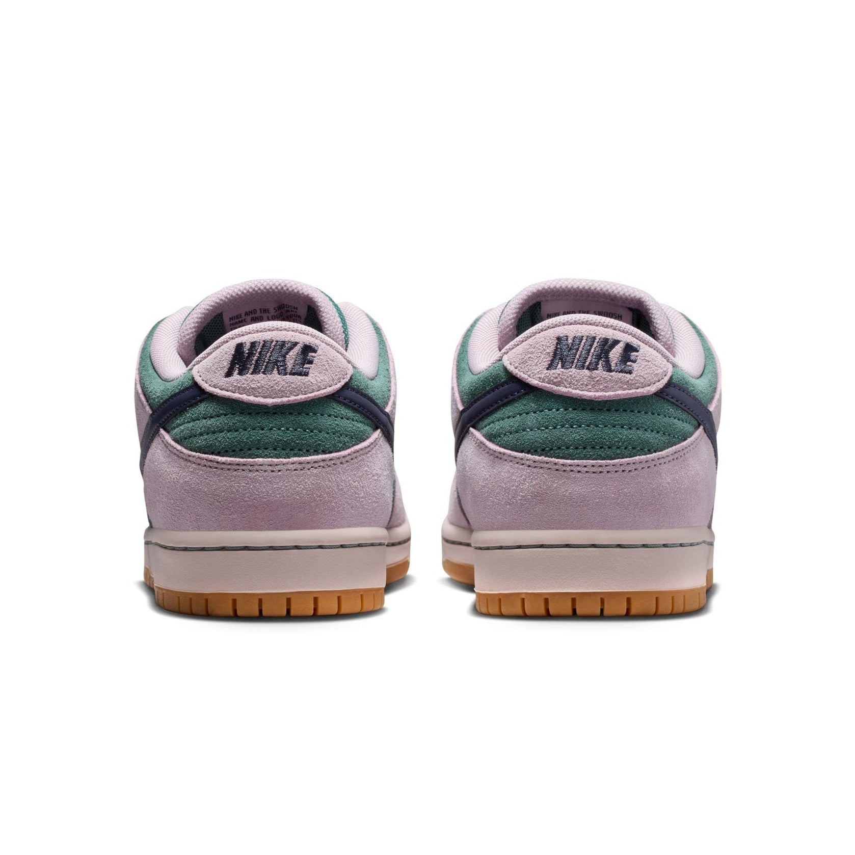 Nike SB Dunk Low Pro - Mineral Slate/Dark Raisin-Particle Rose Skate Shoes | Free Aotearoa NZ delivery when you order online with Pavement Skate Store