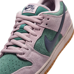 Nike SB Dunk Low Pro - Mineral Slate/Dark Raisin-Particle Rose Skate Shoes | Free Aotearoa NZ delivery when you order online with Pavement Skate Store