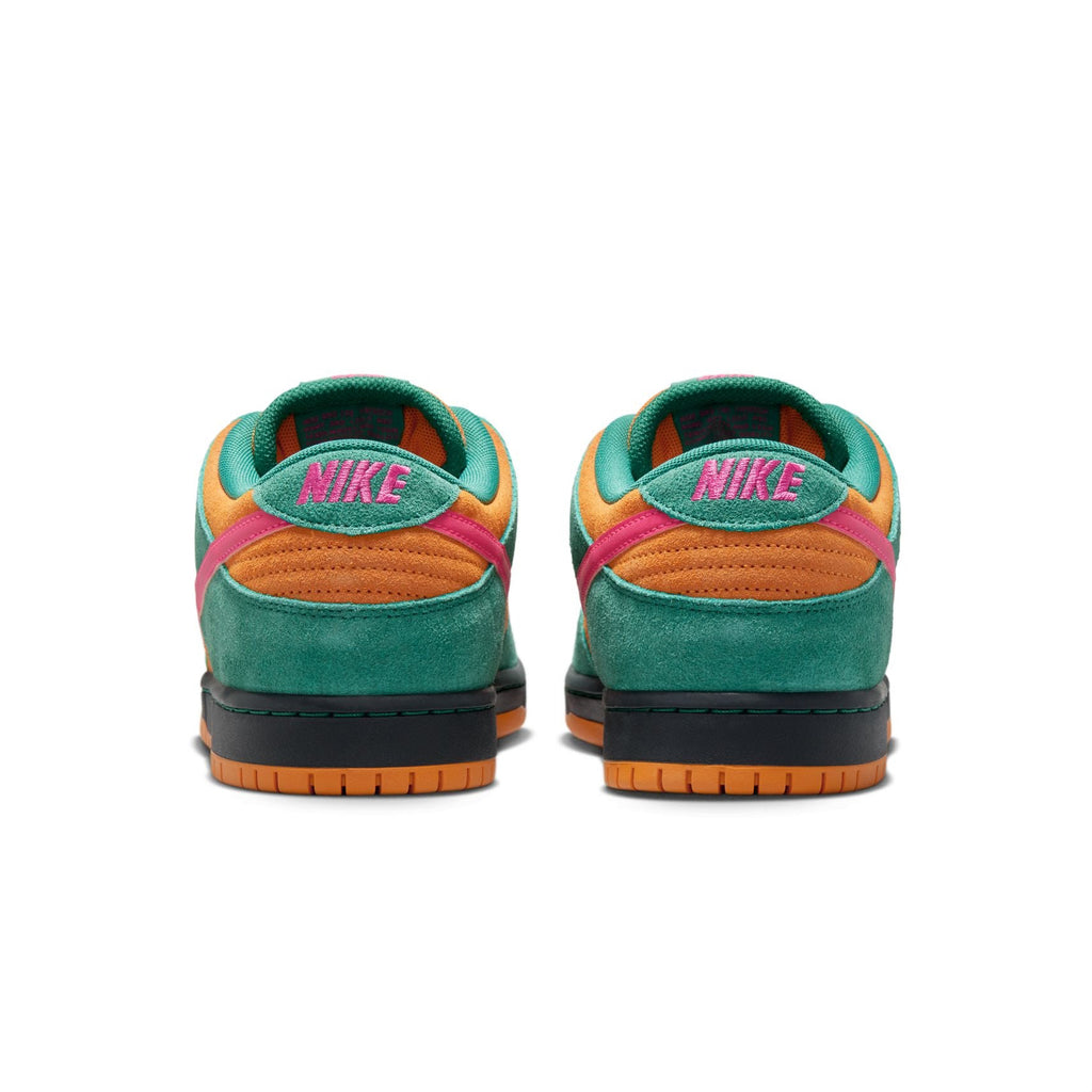 Nike SB Dunk Low Pro - Green Noise/Watermelon-Light Curry - HQ1625-301 | Free Aotearoa shipping when you order your Nikes over $100* with Pavement Skate Store!